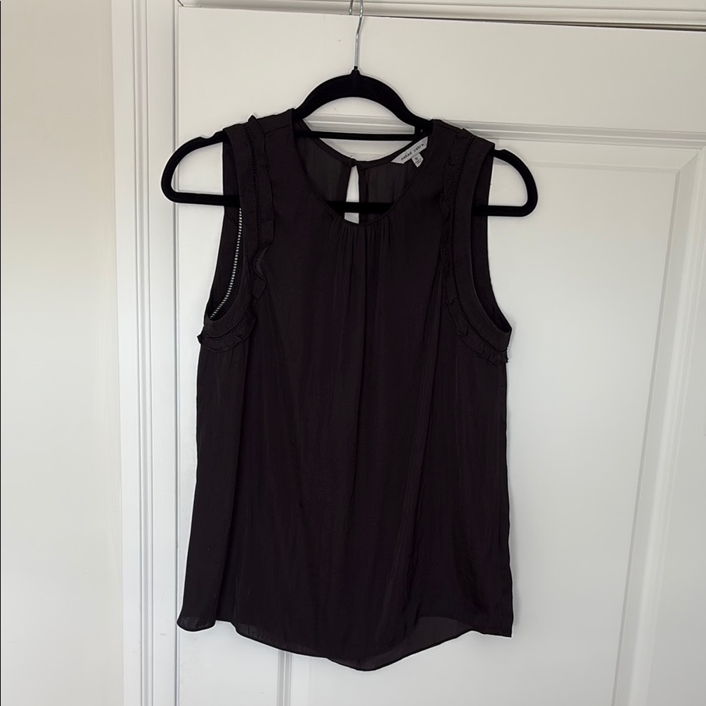 Elegant Black Sleeveless Top